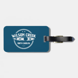 Wilson Creek North Carolina Kajakvaren Bagagelabel