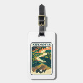 Wilson Creek North Carolina Kleuren Bagagelabel (Voorkant verticaal)