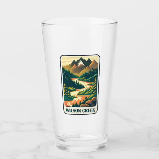 Wilson Creek North Carolina Kleuren Glas (Voorkant)