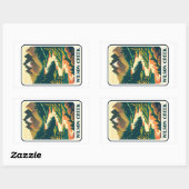 Wilson Creek North Carolina Kleuren Rechthoekige Sticker (Vel)