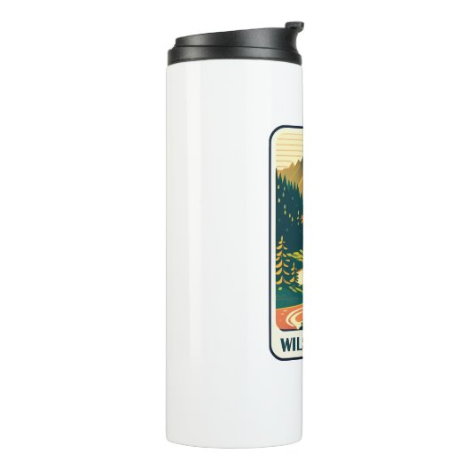 Wilson Creek North Carolina Kleuren Thermosbeker (Gedraaid links)