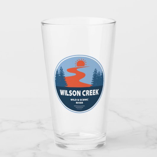 Wilson Creek Wild en Schilderachtig River North Ca Glas (Voorkant)