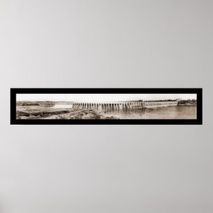 Wilson Dam Tenn, foto 1926 Poster