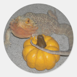 Wilson de Baardagaam Ronde Sticker