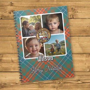 Wilson Familie Foto Collage Notitieboek