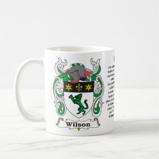 Wilson Family Coat of Arms Mok (Links)