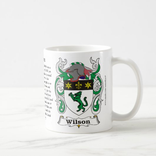 Wilson Family Coat of Arms Mok (Rechts)