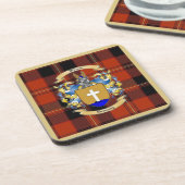 Wilson Family Crest* Bier Onderzetter (Linkerzijde)