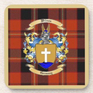 Wilson Family Crest* Bier Onderzetter
