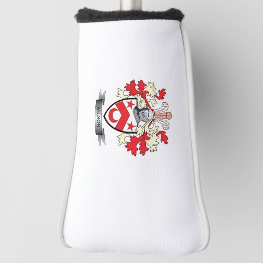 Wilson Family Crest Coat of Arms Golfheadcover (Draai 90)