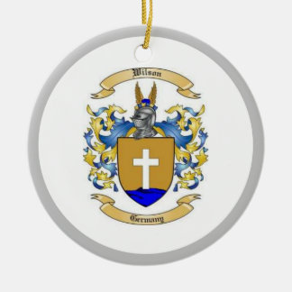 Wilson Family Crest (Duits) Keramisch Ornament