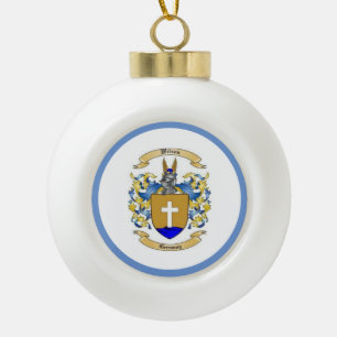 Wilson Family Crest (Duits) Keramische Bal Ornament