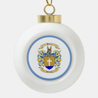 Wilson Family Crest (Duits) Keramische Bal Ornament