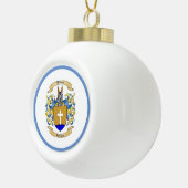 Wilson Family Crest (Duits) Keramische Bal Ornament (Rechts)