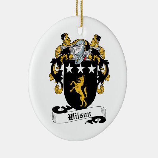 Wilson Family Crest Keramisch Ornament (Rechts)