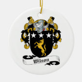 Wilson Family Crest Keramisch Ornament (Voorkant)