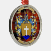 Wilson Family Crest* Metalen Ornament (Rechts)