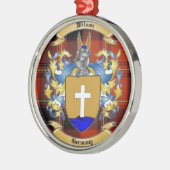Wilson Family Crest* Metalen Ornament (Links)