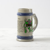 Wilson Family Crest Stein Bierpul (Voorkant rechts)