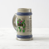 Wilson Family Crest Stein Bierpul (Voorkant links)