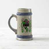 Wilson Family Crest Stein Bierpul (Links)