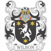 Wilson Family Crest Sticker (Voorkant)