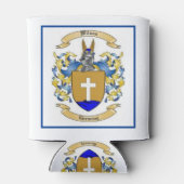 Wilson Family Crest *Wapenbekleding* Blikjeskoeler (Achterkant)