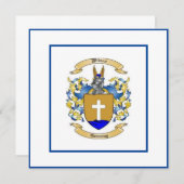 Wilson Family Crest .Wapenmantel (Voorkant / Achterkant)