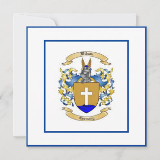 Wilson Family Crest .Wapenmantel