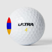 Wilson Golf Ball met de vlag van Armenië Golfballen (Logo)