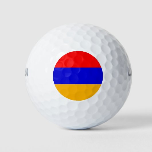 Wilson Golf Ball met de vlag van Armenië Golfballen (Voorkant)
