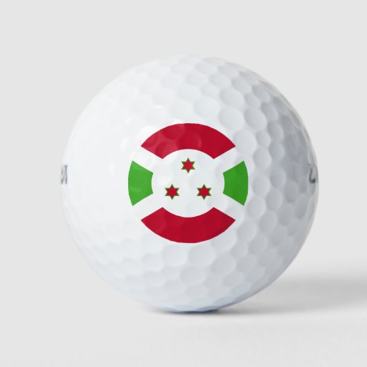 Wilson Golf Ball met de vlag van Burundi Golfballen (Voorkant)
