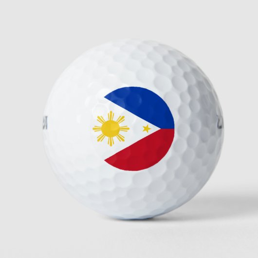 Wilson Golf Ball met de vlag van de Filipijnen Golfballen (Voorkant)