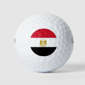 Wilson Golf Ball met de vlag van Egypte Golfballen (Voorkant)