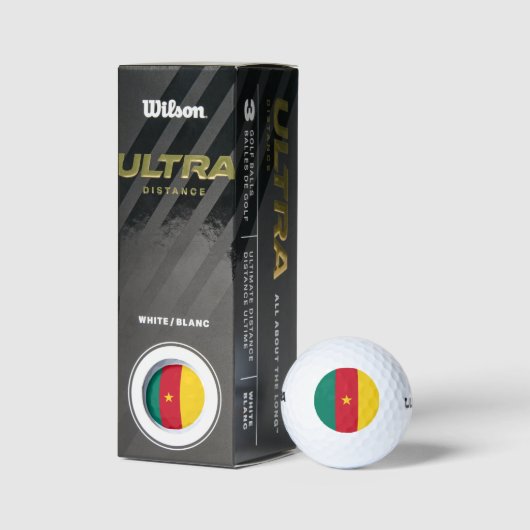 Wilson Golf Ball met de vlag van Kameroen Golfballen (Verpakking)