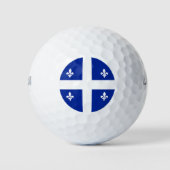 Wilson Golf Ball met de vlag van Quebec Golfballen (Voorkant)