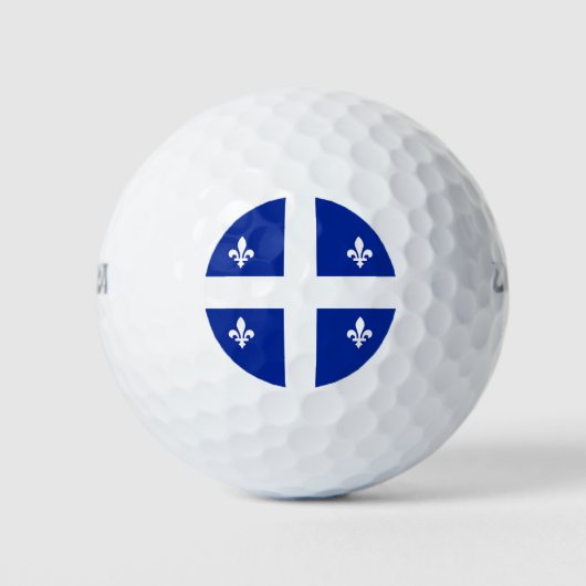Wilson Golf Ball met de vlag van Quebec Golfballen (Voorkant)