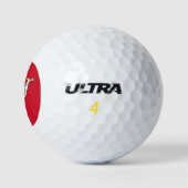 Wilson Golf Ball met Isle of Man vlag, Verenigd Ko Golfballen (Logo)