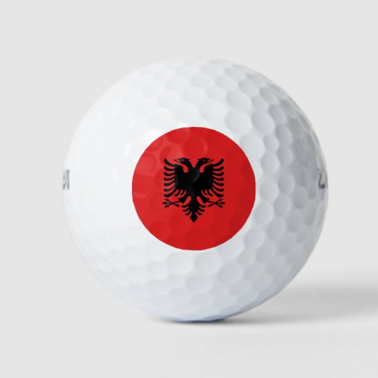 Wilson Golf Ball met vlag van Albanië Golfballen (Voorkant)