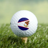 Wilson Golf Ball met vlag van Amerikaans-Samoa Golfballen (Insitu Shirt)