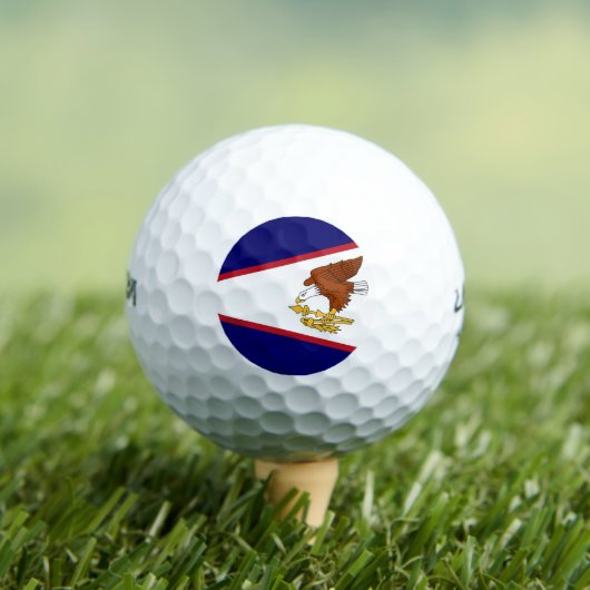 Wilson Golf Ball met vlag van Amerikaans-Samoa Golfballen (Insitu Shirt)