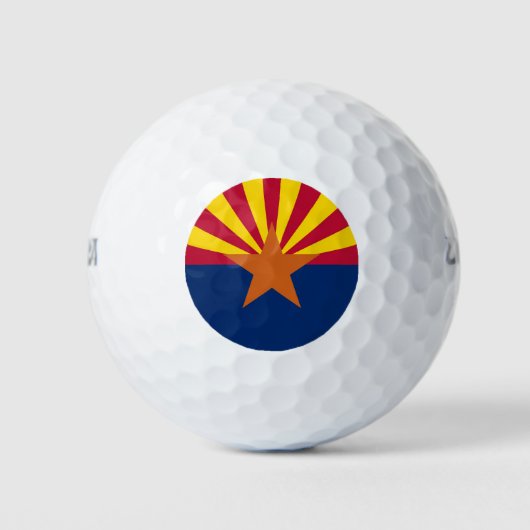 Wilson Golf Ball met vlag van Arizona, Verenigde S Golfballen (Voorkant)