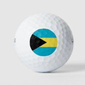 Wilson Golf Ball met vlag van Bahama's Golfballen (Voorkant)