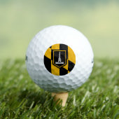 Wilson Golf Ball met vlag van Baltimore Golfballen (Insitu Shirt)