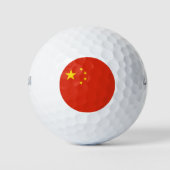 Wilson Golf Ball met vlag van China Golfballen (Voorkant)