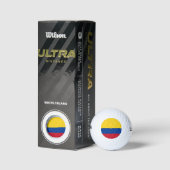 Wilson Golf Ball met vlag van Colombia Golfballen (Verpakking)