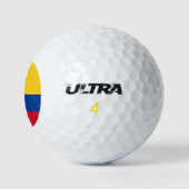 Wilson Golf Ball met vlag van Colombia Golfballen (Logo)