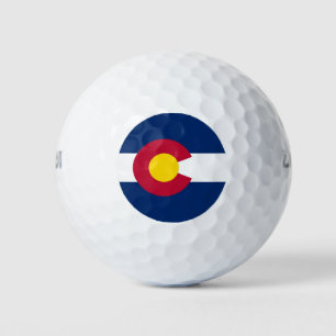 Wilson Golf Ball met vlag van Colorado, Verenigde  Golfballen