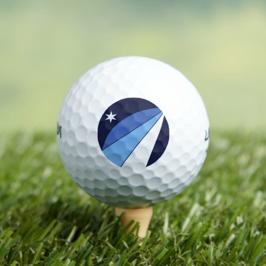 Wilson Golf Ball met vlag van Columbia Golfballen (Insitu Shirt)