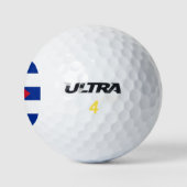 Wilson Golf Ball met vlag van Cuba Golfballen (Logo)